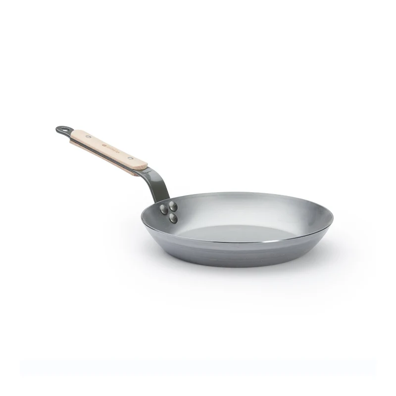 Poêle De Buyer Mineral B en bois - ø 24 cm - Sans revêtement antiadhésif