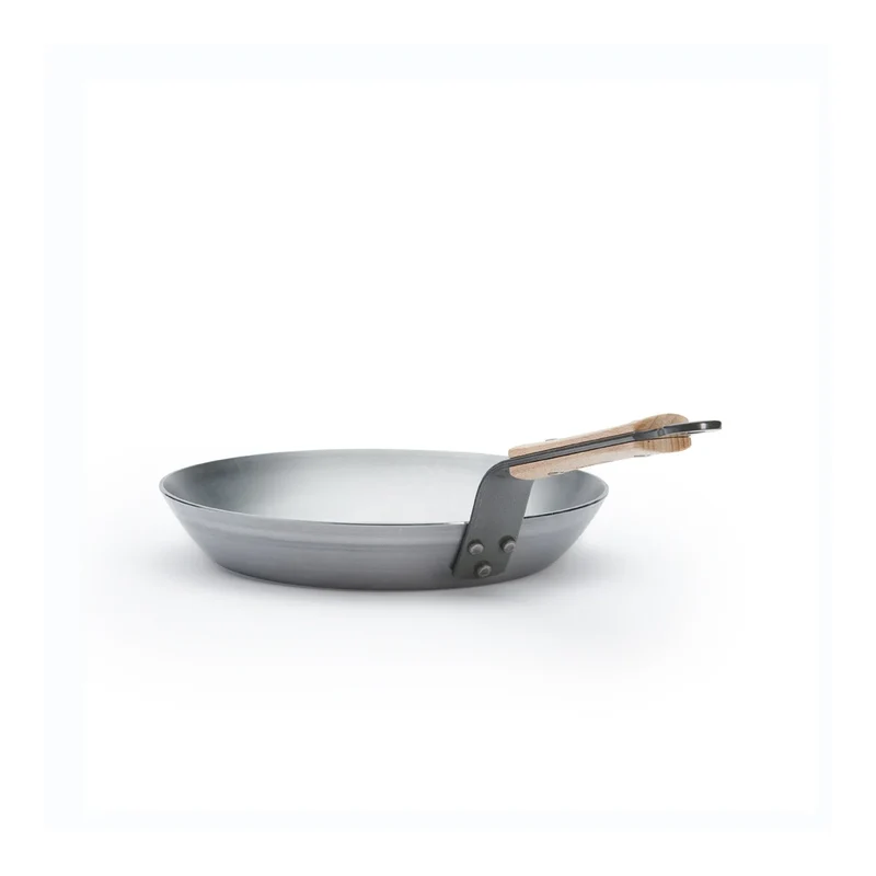 Poêle De Buyer Mineral B en bois - ø 24 cm - Sans revêtement antiadhésif