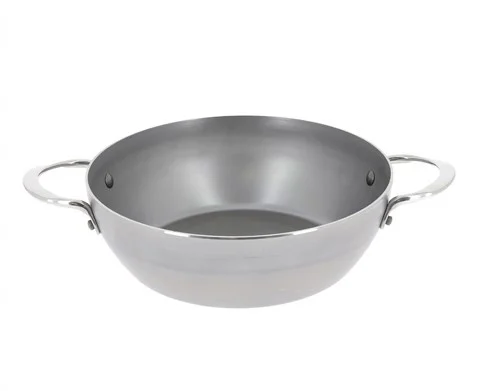 Poêle à frire De Buyer - avec 2 poignées - Mineral B - ø 28 cm / 4 litres - sans revêtement antiadhésif