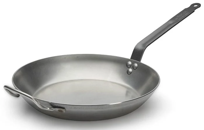 Poêle à frire De Buyer Lyonnaise Carbon - ø 32 cm - Sans revêtement antiadhésif