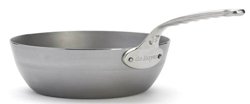 De Buyer Sauteuse Mineral B Pro - ø 28 cm / 4 litres - sans revêtement antiadhésif