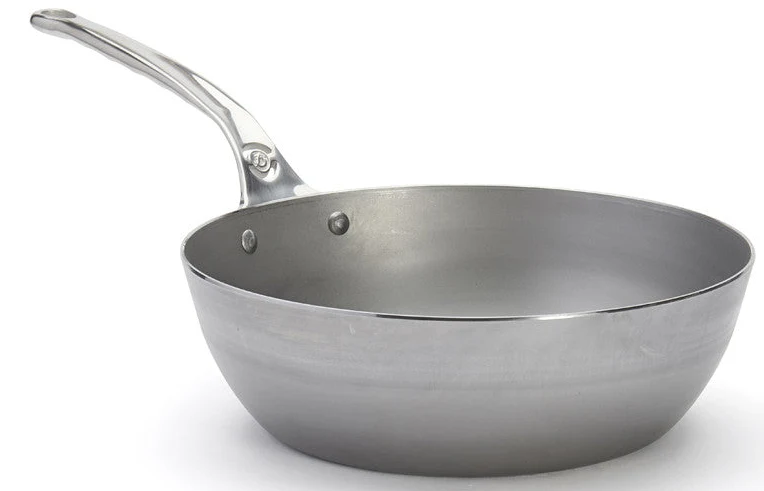 De Buyer Sauteuse Mineral B Pro - ø 28 cm / 4 litres - sans revêtement antiadhésif