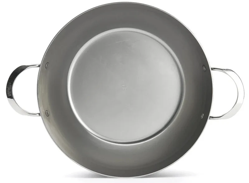 Poêle à frire De Buyer - avec 2 poignées - Mineral B - ø 32 cm / 5,5 litres - sans revêtement antiadhésif