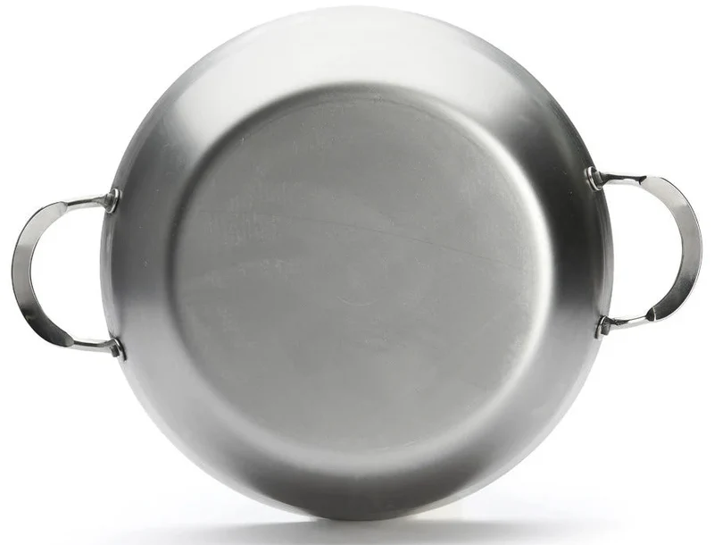 Poêle à frire De Buyer - avec 2 poignées - Mineral B - ø 32 cm / 5,5 litres - sans revêtement antiadhésif