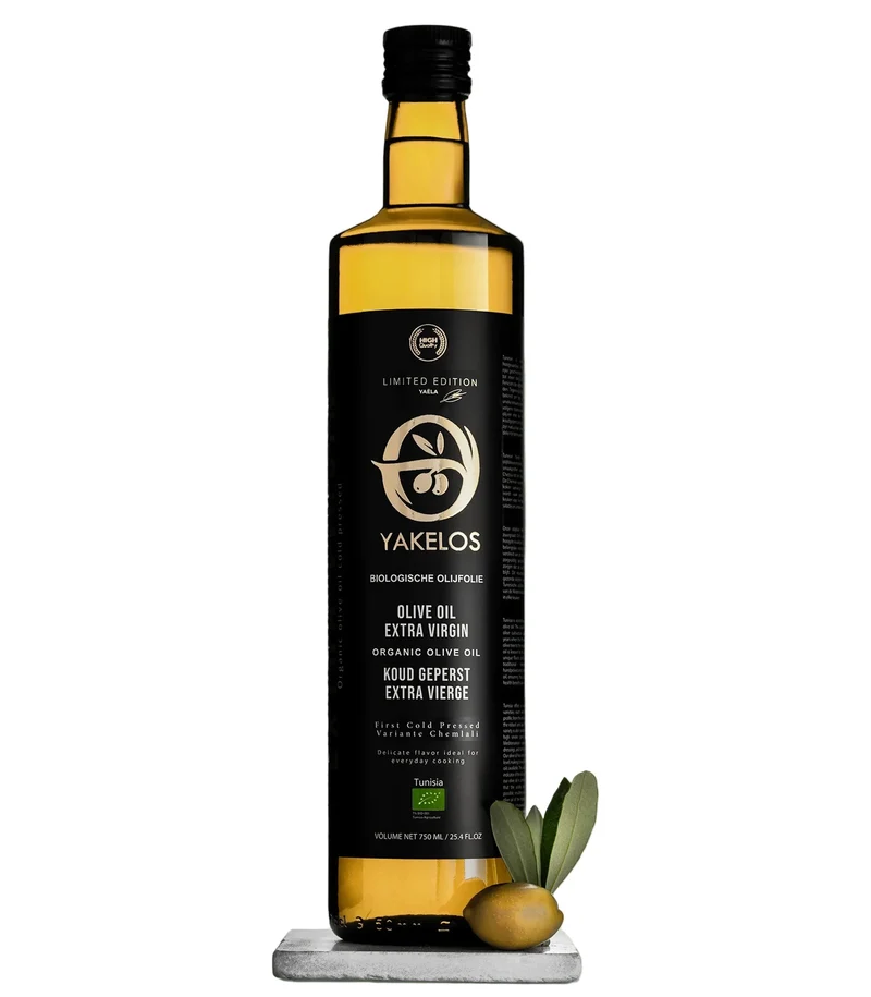 Huile d'olive extra vierge biologique Yakelos 500 ml