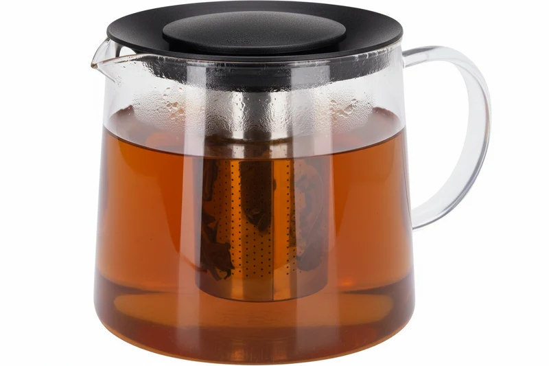 Théière Cookinglife - Avec filtre en inox - En verre borosilicate - 1500 ml