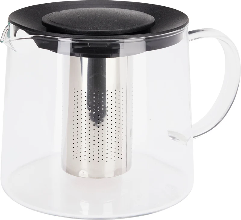 Théière Cookinglife - Avec filtre en inox - En verre borosilicate - 1500 ml