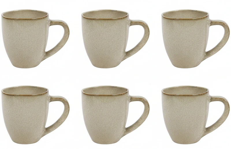 Ensemble de mugs Cookinglife - Mugs à café - Sabi - 450 ml - 6 pièces