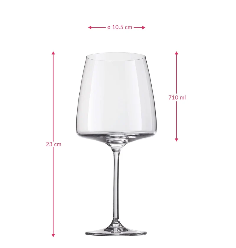 Set de verres à vin Zwiesel - Verre à vin rouge - Vivid Senses - 71cl - 2 pièces