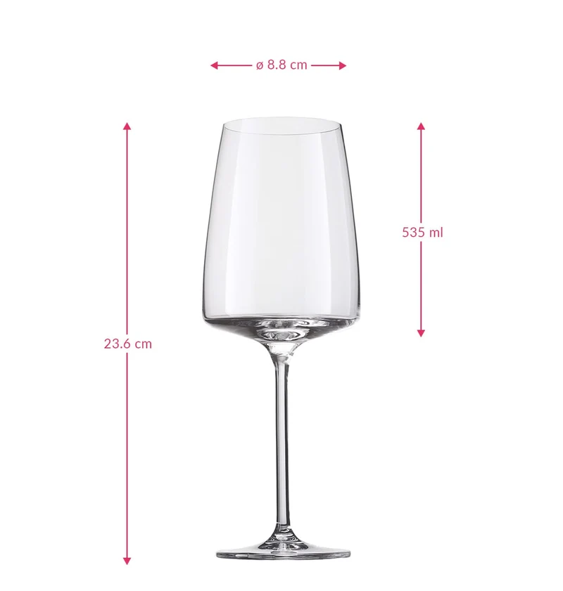 Set de verres a vin Zwiesel Glas - Vin rouge - Vivid Senses - 53 cl - 2 pièces