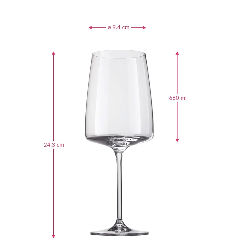 Set de verres a vin Zwiesel - Verres a vin rouge - Vivid - 66 cl - 2 pièces