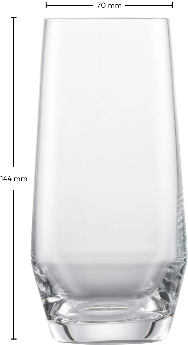 Ensemble de verres a eau Zwiesel Glas - Verres a jus - Pure - 357 ml - 4 pièces