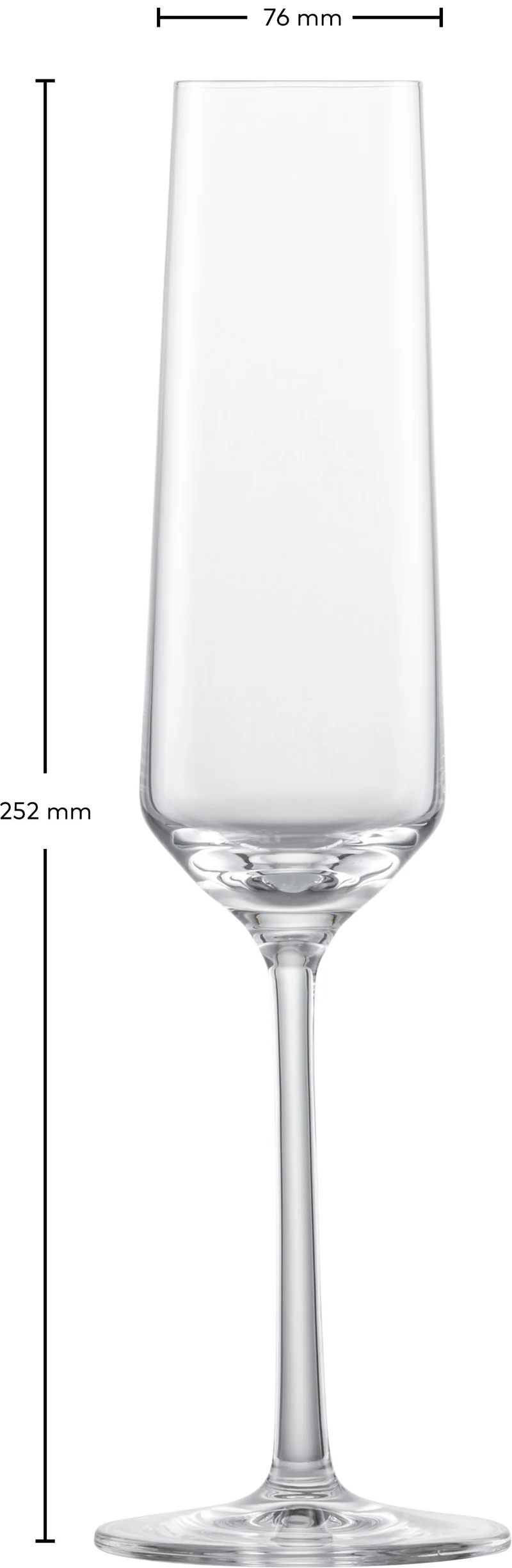 Set de verres à champagne Zwiesel - Verres à champagne - Pure - 215ml - 2 pièces
