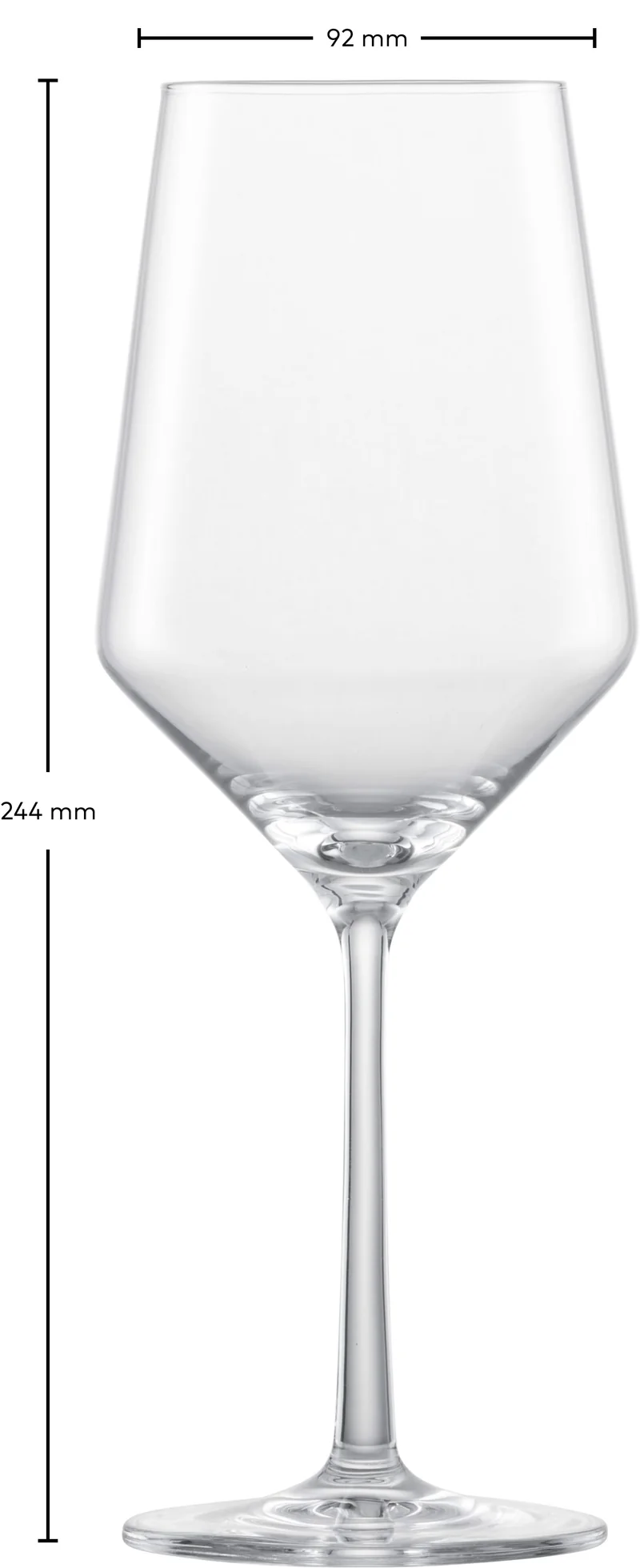 Ensemble de verres a vin Zwiesel - Verres a vin rouge - Pure - 550 ml - 2 pièces