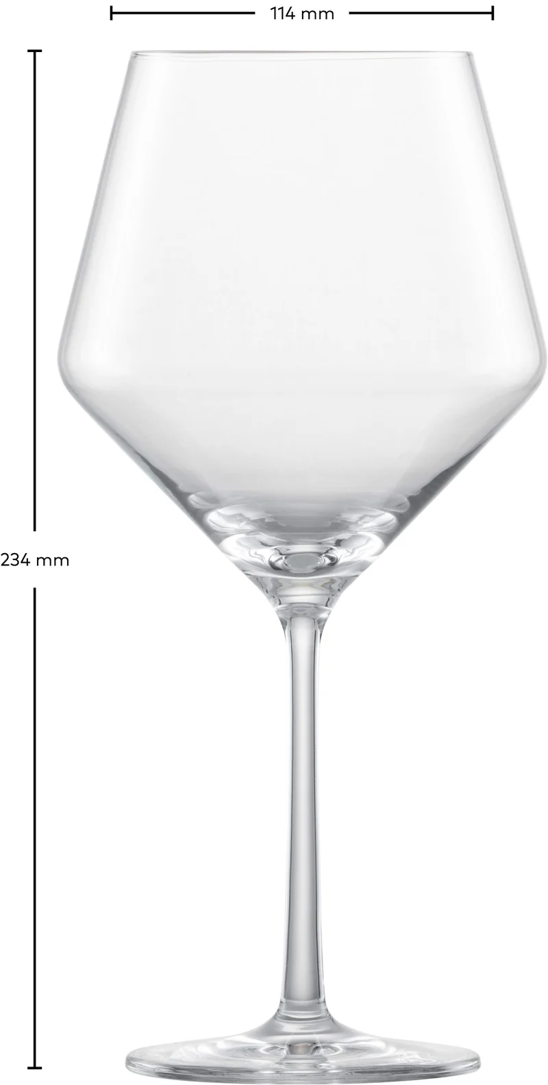 Ensemble de verres a vin Zwiesel - Verre Bourgogne - Pure - 690 ml - 2 pièces