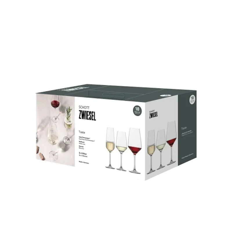 Ensemble de verres a vin Schott Zwiesel - Verres a champagne - Tulip - 18 pieces
