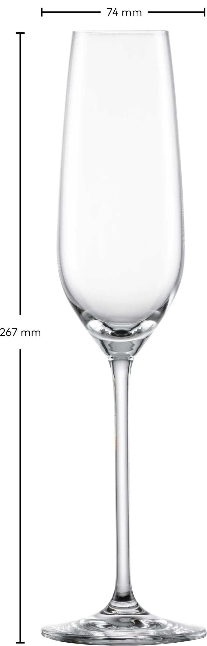 Set de verres à champagne Schott Zwiesel - Verres à champagne - 240 ml - 4 pièces