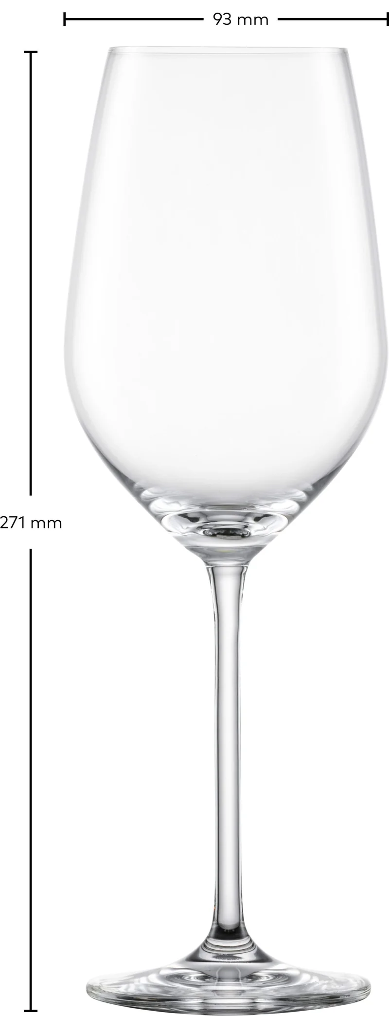 Set de verres a vin Schott Zwiesel - Bordeaux - Fortissimo - 650 ml - 4 pièces