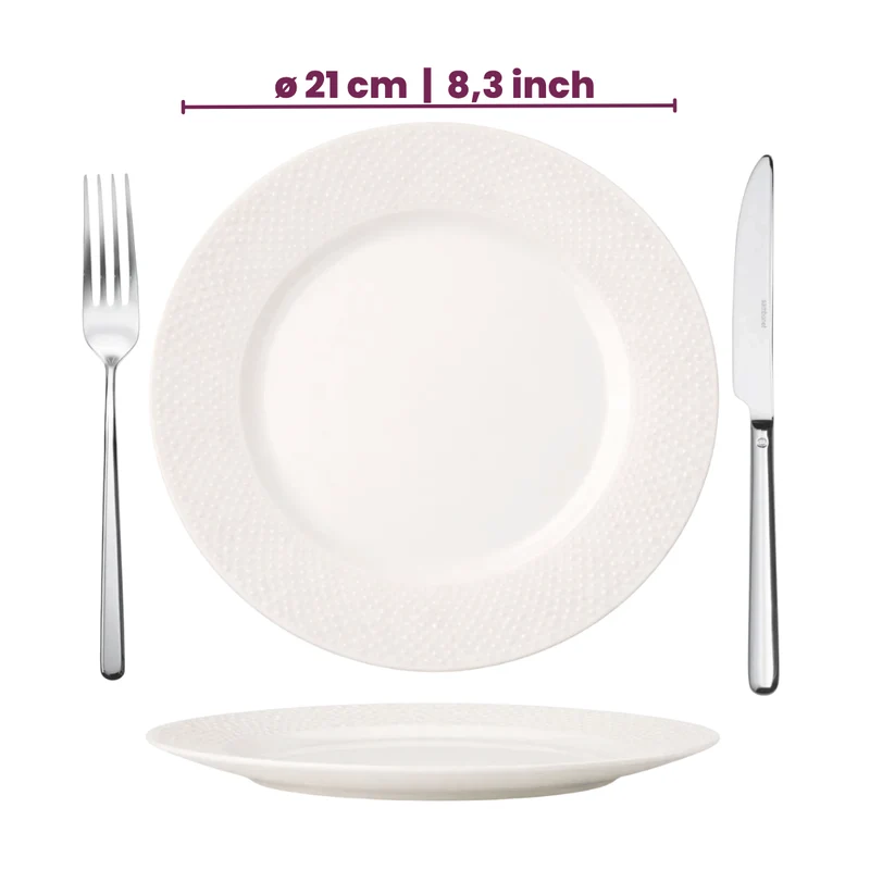Set de service Cookinglife - Service 4 personnes - CampVibe - Ø28 cm - 12 pièces