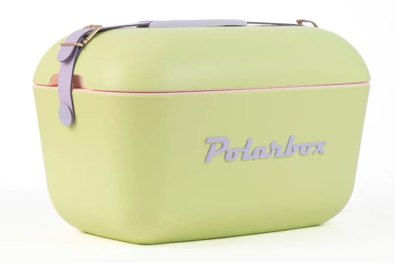 Glacière Polarbox - Glacière avec bandoulière - Lime-Lilac - 12 litres