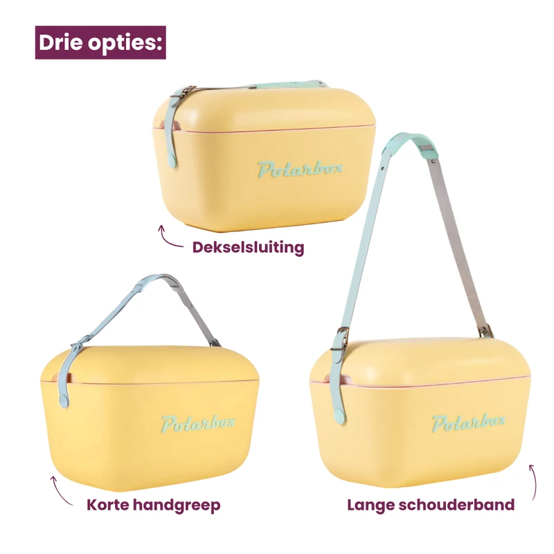 Glacière Polarbox - Glacière avec bandoulière - Lime-Lilac - 20 L