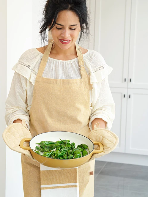 Tablier de cuisine Cosy & Trendy - Tablier en coton - Stoff - 75 x 85 cm