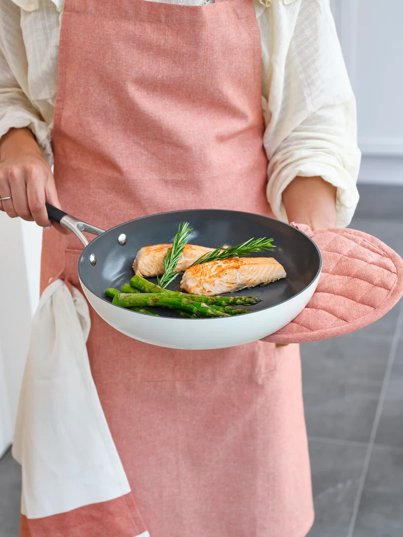 Tablier de cuisine Cosy & Trendy - Tablier en coton - Stoff - 75x85 cm - 1 pièce