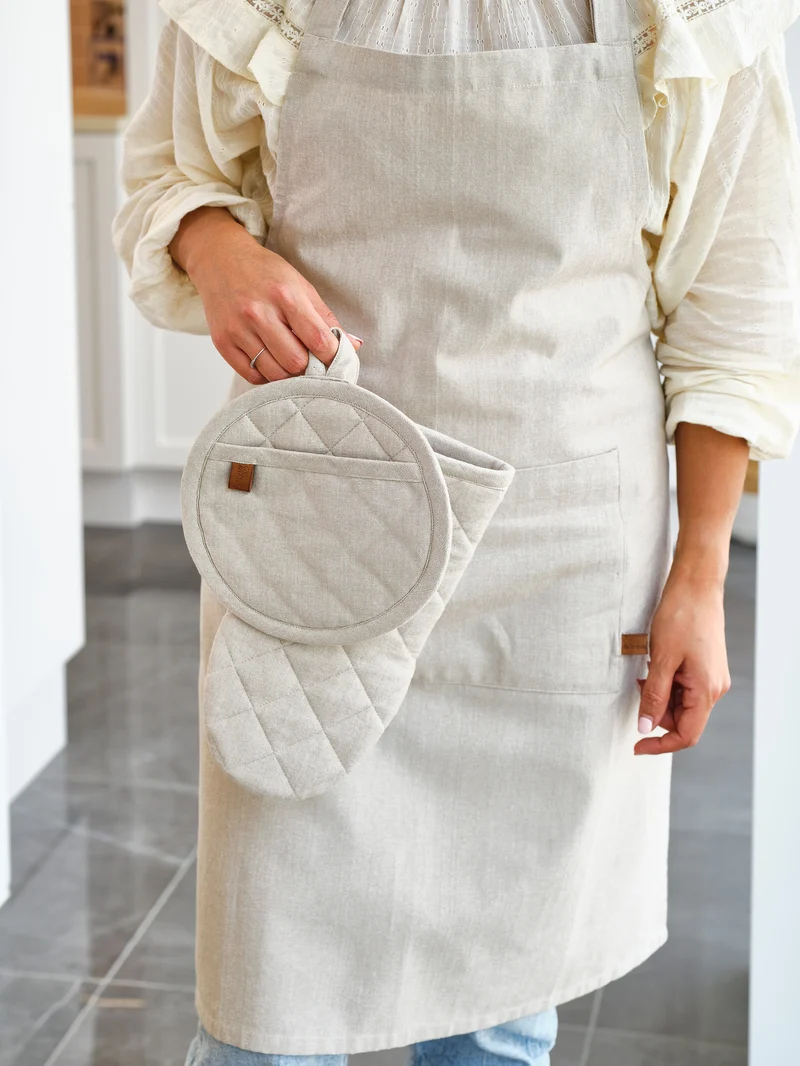 Tablier de cuisine Cosy & Trendy - Tablier en coton - Stoff - 75 x 85 cm
