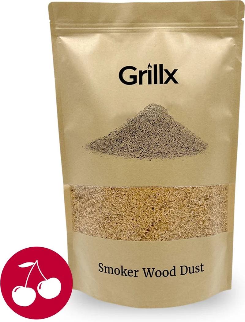 Copeaux de fumage GrillX - À fumer à froid - Cerise - 3 Litre - 1 sac