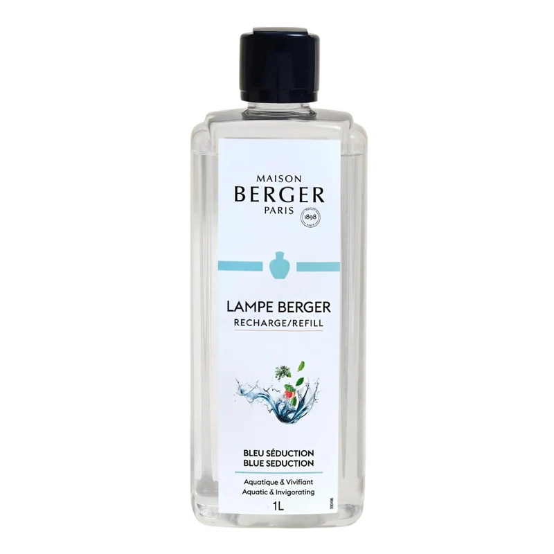 Recharge Maison Berger - pour brûleur de parfum - Bleu Séduction - 1 litre