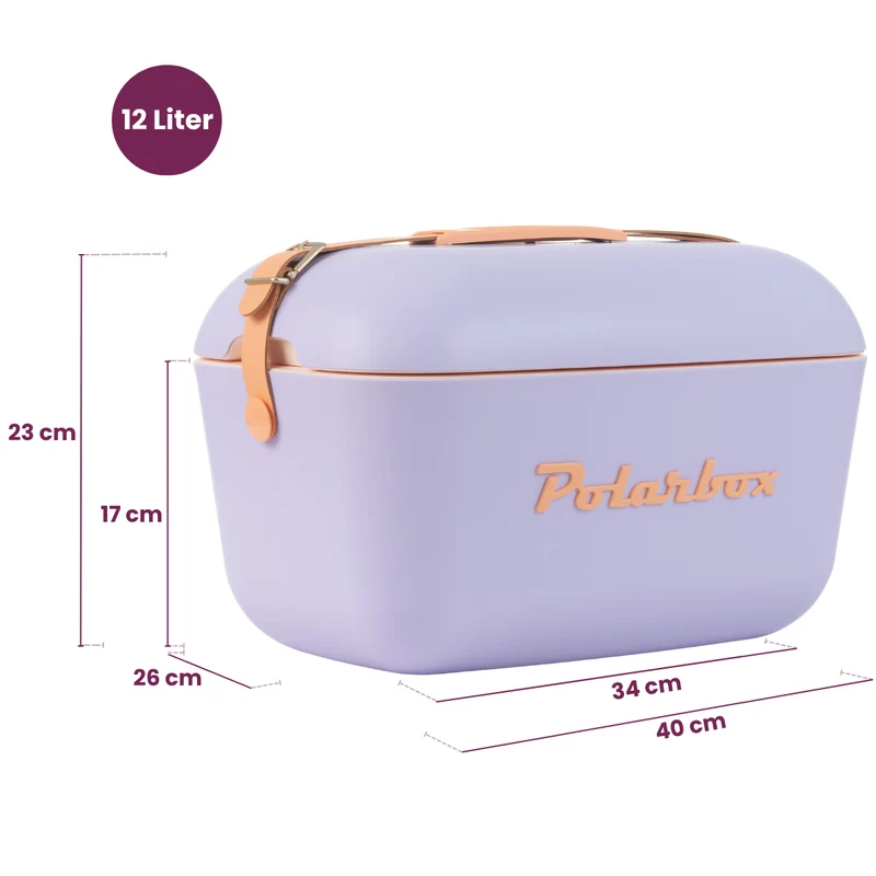 Glacière Polarbox - Glacière avec bandoulière - Violet Sorbet - 12 L