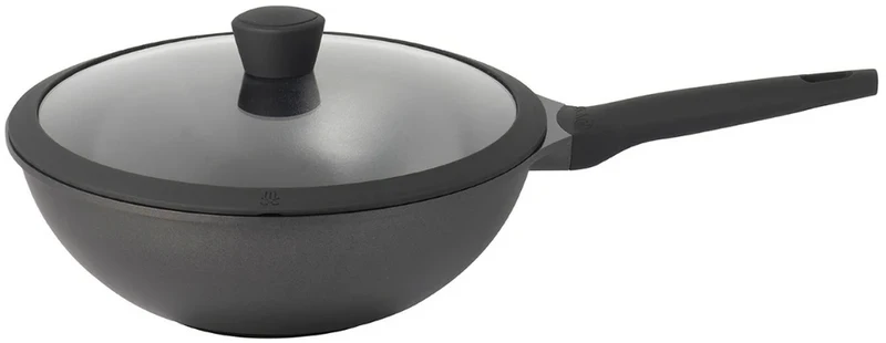Sola batterie de cuisine Ceramic Deluxe - poêle ø 28 cm et Sola wok ø 30 cm - revêtement antiadhésif céramique