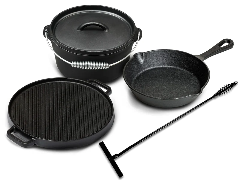 Set de cuisson Blackwell - en fonte - Cook & Grill - 25 cm - 4 pièces