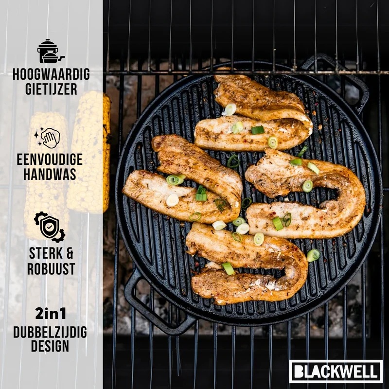 Set de cuisson Blackwell - en fonte - Cook & Grill - 25 cm - 4 pièces