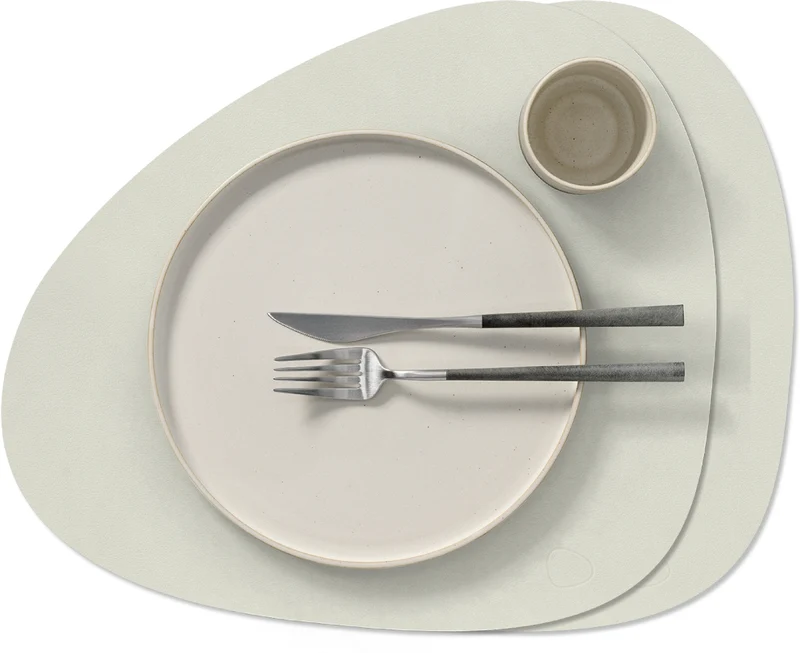 Ensemble de sets de table LIND DNA - en cuir - Nupo - 44 x 37 cm - 2 pièces