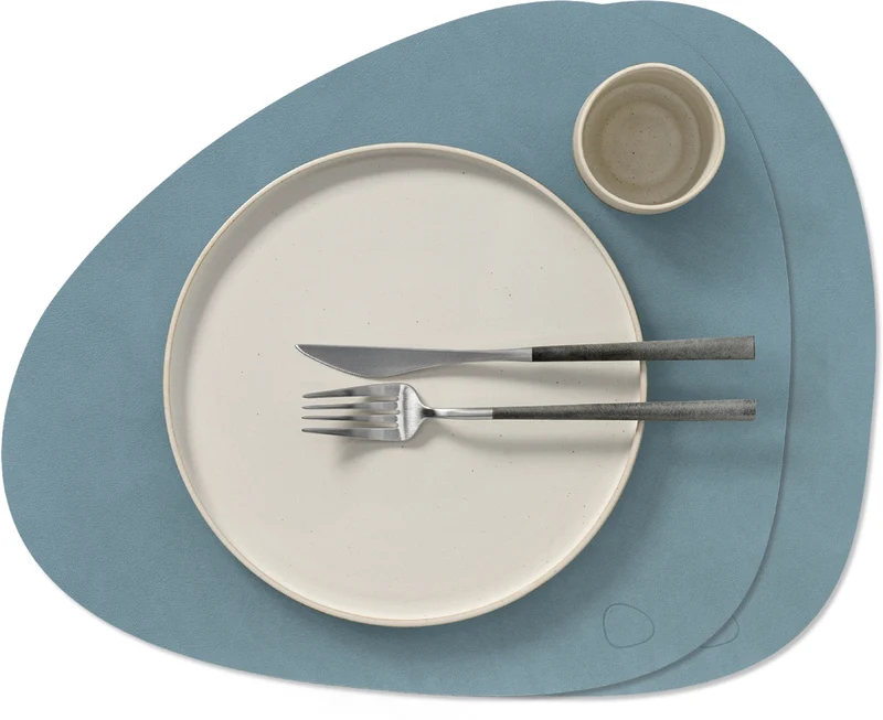 Ensemble de sets de table LIND DNA - en cuir - Nupo - 44 x 37 cm - 2 pièces