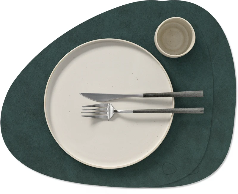 Ensemble de sets de table LIND DNA - en cuir - Nupo - 44 x 37 cm - 2 pièces