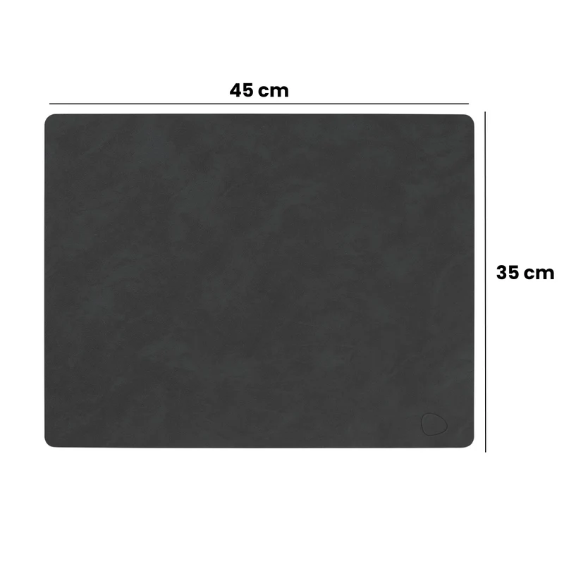 Ensemble de sets de table LIND DNA - en cuir - Nupo - 45 x 35 cm - 2 pièces