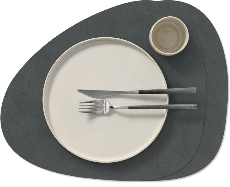 Ensemble de sets de table LIND DNA - en cuir - Nupo - 44 x 37 cm - 2 pièces