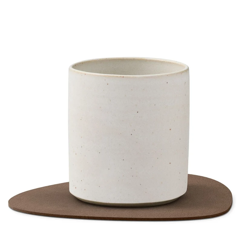 Ensemble de dessous de verre LIND DNA - en cuir - Nupo - 13x11 cm - 4 pièces