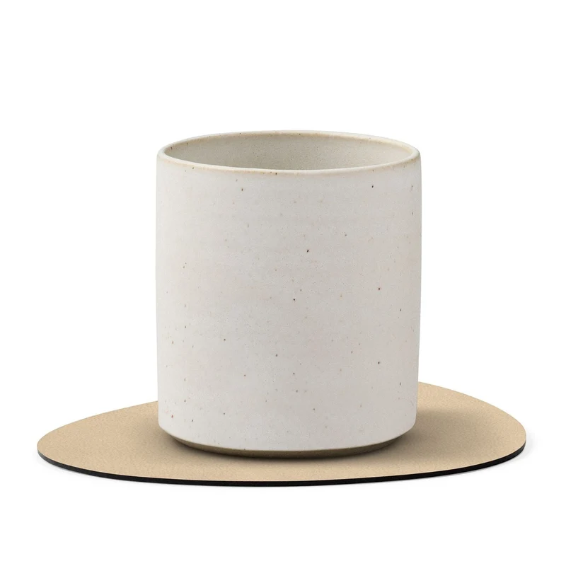 Ensemble de dessous de verre LIND DNA - en cuir - Nupo - 13x11 cm - 4 pièces