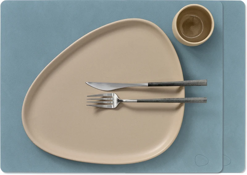 Ensemble de sets de table LIND DNA - en cuir - Nupo - 45 x 35 cm - 2 pièces