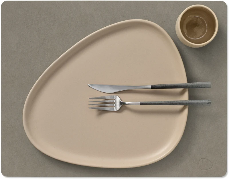 Ensemble de sets de table LIND DNA - En cuir - Nupo - 45 x 35 cm - 2 pièces
