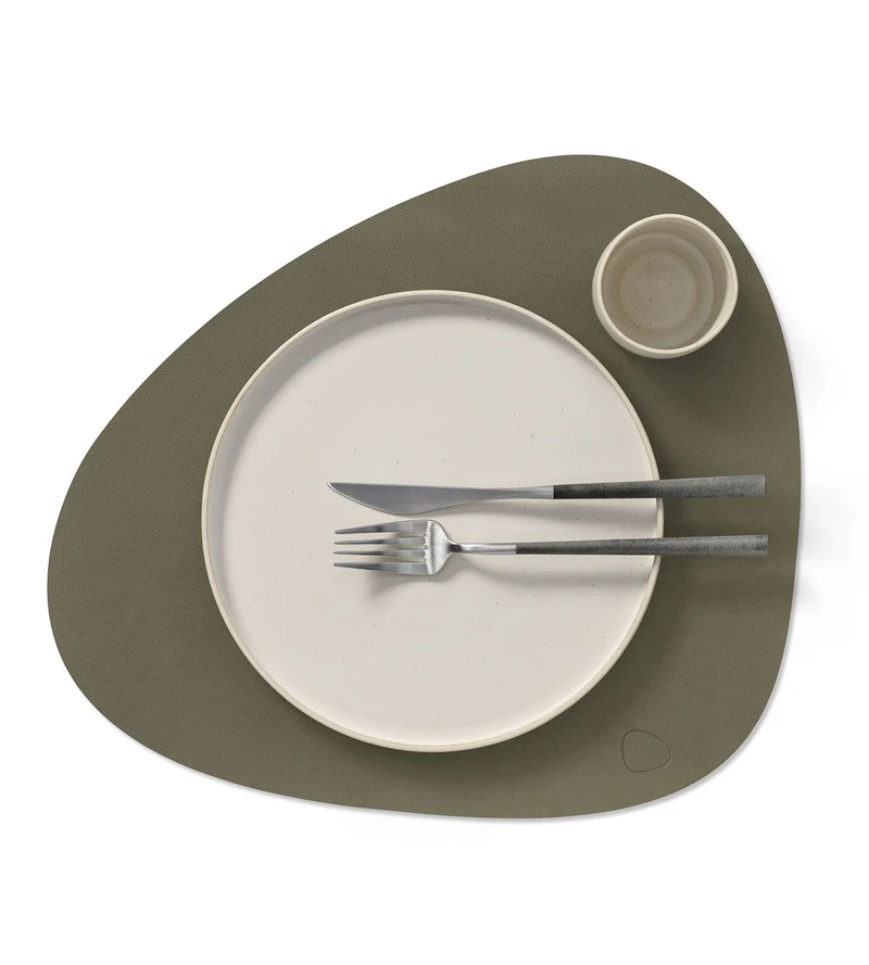 Ensemble de sets de table LIND DNA - en cuir - Nupo - 44 x 37 cm - 2 pièces