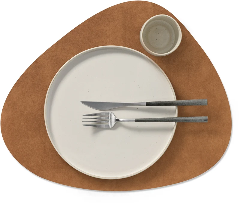Ensemble de sets de table LIND DNA - en cuir - Nupo - 44 x 37 cm - 2 pièces