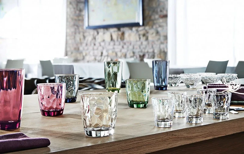 Set de verres à eau Bormioli Rocco - Gobelets - Diamond - 300 ml - 18 pièces