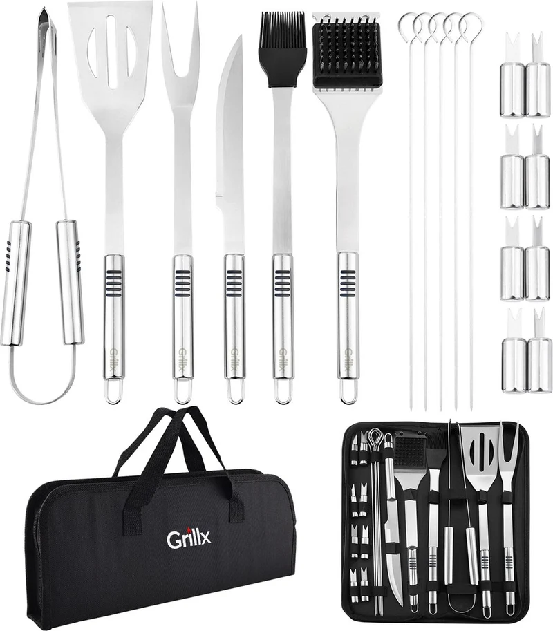 Ensemble d'accessoires BBQ Blackwell - Boîte Barbecue - BBQ - XL - 6 pièces
