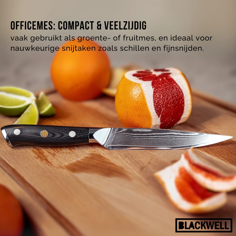 Ensemble de couteaux Blackwell - Style japonais - Damas - VG10 - 4 pièces