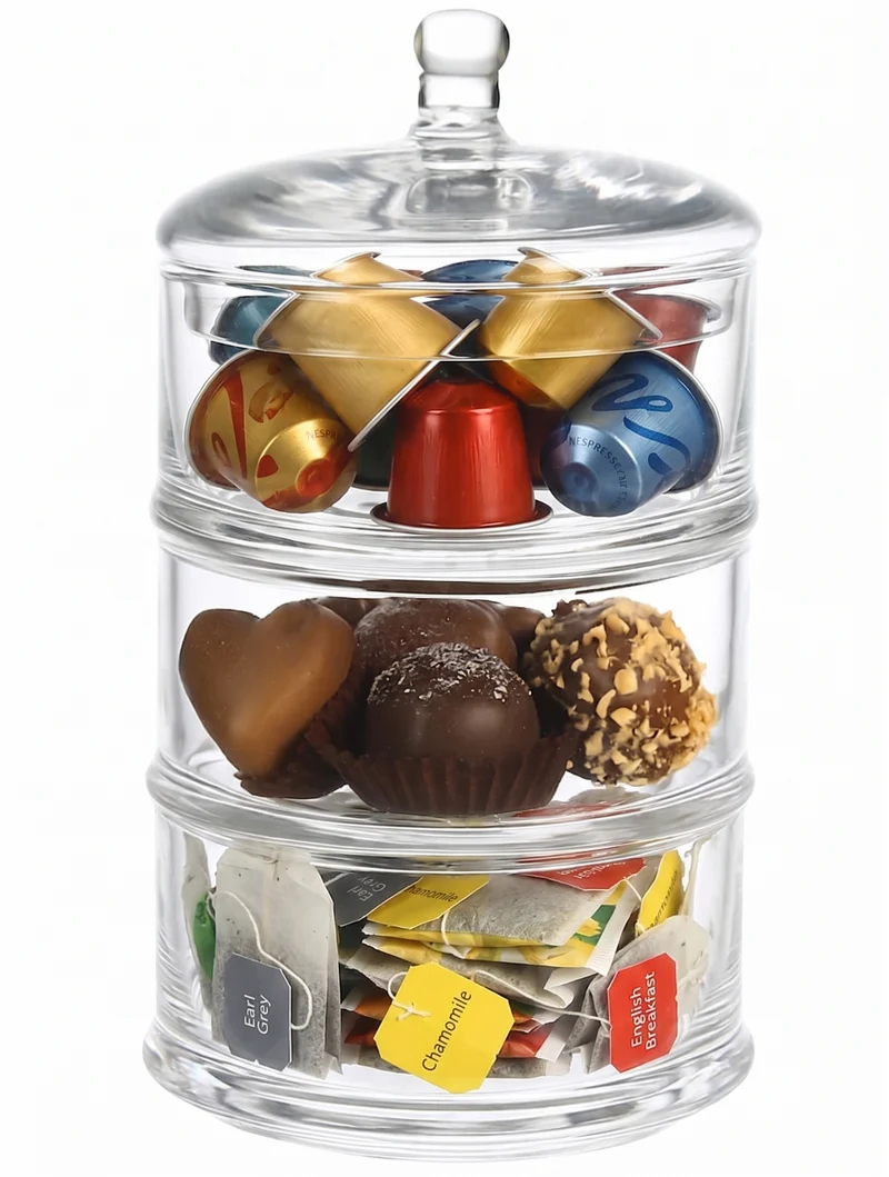 Bonbonnière Cookinglife - en verre - Ø 12,5 cm - 1500 ml - Hauteur 220 mm