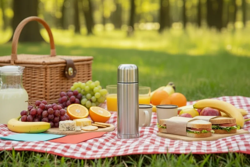 Thermos Cookinglife - Bouteille isotherme - À emporter - 750 ml - 1 pièce